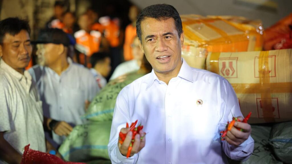 Mentan Serap 40 Ton Cabai Petani Aceh Pascabencana