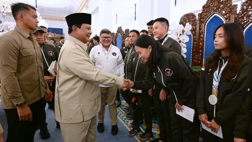 Prabowo Janji Naikkan Bonus Atlet Peraih Emas Asian Games 2026