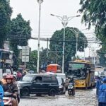 Banjir di Jalan Raya Bogor Picu Kemacetan Panjang hingga HEK