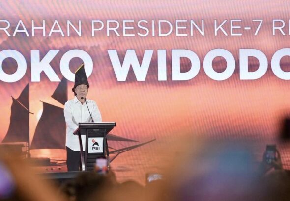 Jokowi Tegaskan Komitmen Bantu Membesarkan PSI di Rakernas