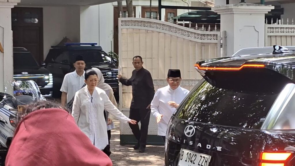Pramono Anung dan Rano Karno Halalbihalal ke Rumah Megawati