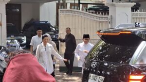 Pramono Anung dan Rano Karno Halalbihalal ke Rumah Megawati