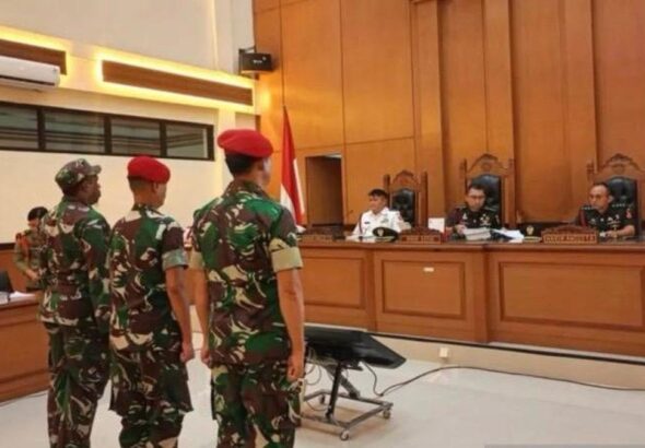 Pengadilan Militer Tolak Eksepsi Terdakwa Pembunuhan Kacab Bank